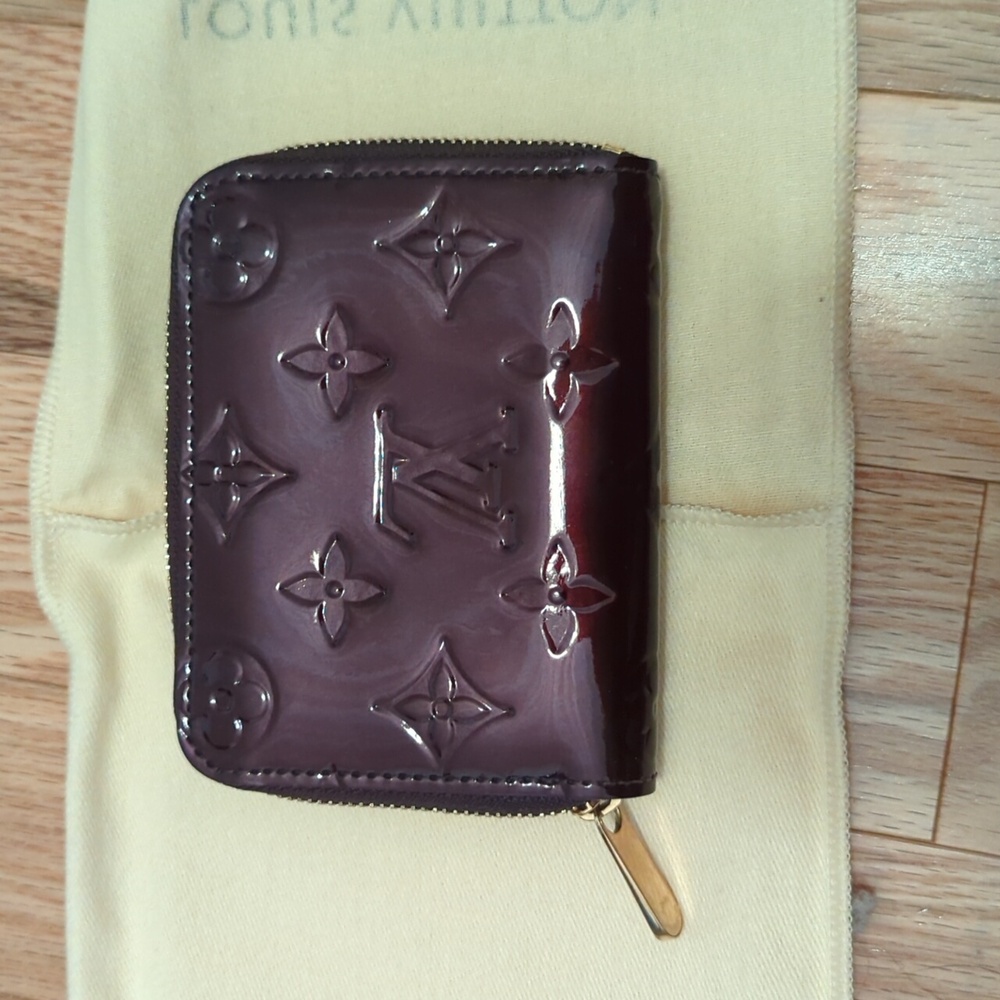 LOUIS VUITTON Zippy Coin Purse Monogram Vernis Coin Case M93607 Purple - Picture 2 of 7